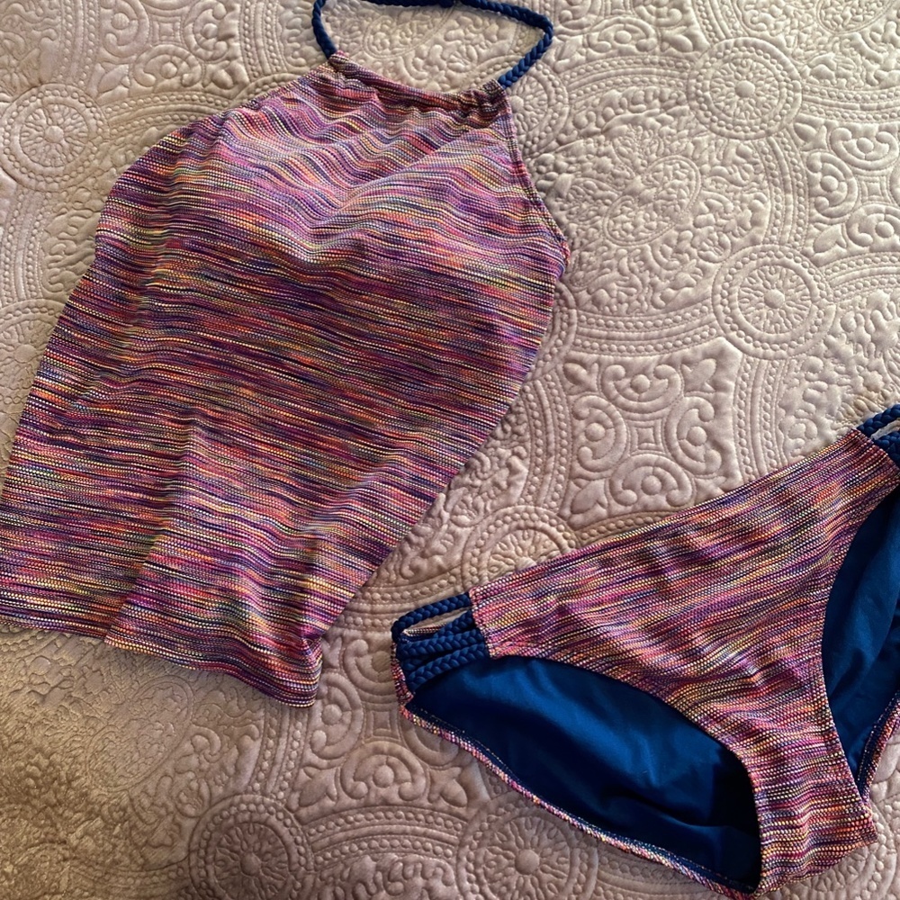 Cole Of California Tankini with matching bottoms Size L
